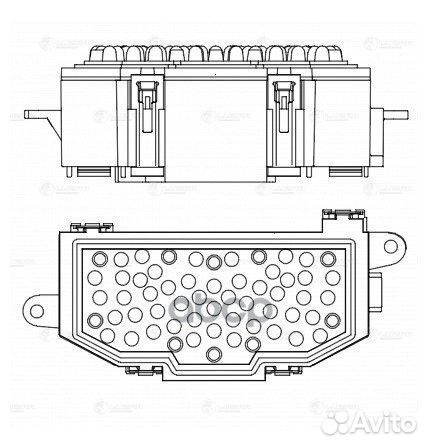 Резистор audi A4/Q5 08- вентилятора отопителя L