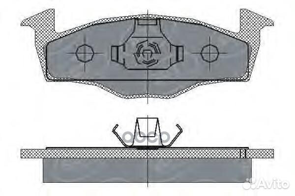 Колодки тормозные SCT SP227 # SP227 SCT