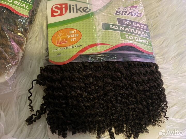 Синегальские вьющиеся волосы