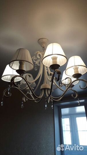 Люстры потолочные б/у