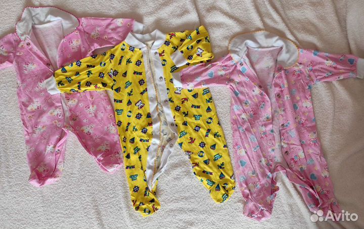 Вещи пакетом на девочку с рождения