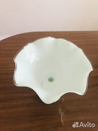 Ваза для фруктов из дутого стекла