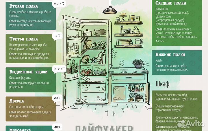 Панель морозильной камеры холодильника