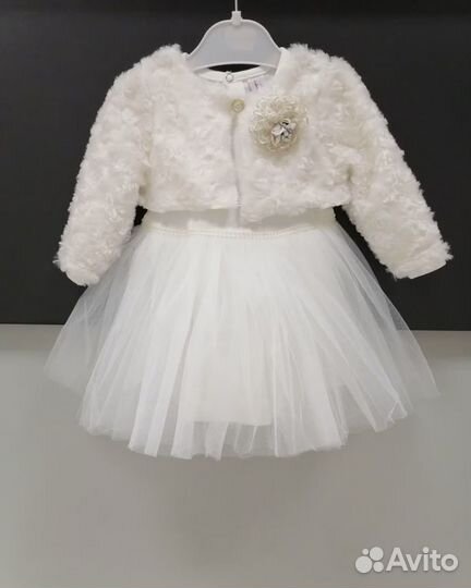Новогоднее детское платье 80 размер