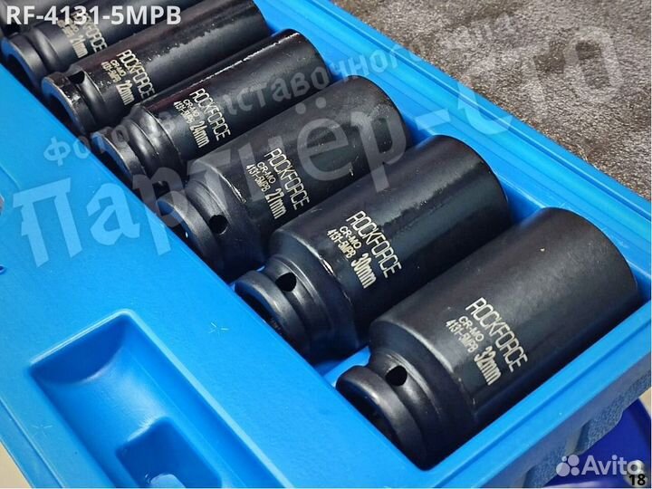 Набор головок ударных RockForce RF-4131-5MPB