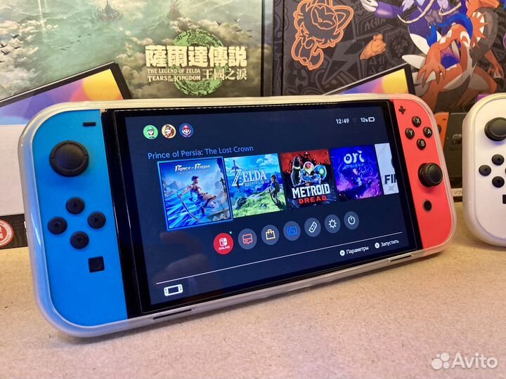 Nintendo switch oled новые и прошитые
