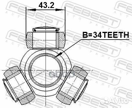 Трипоид audi A3/A3 Sportback (8P) 2003-2013 171