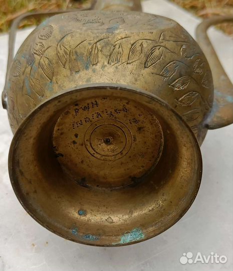 Кувшинчик (чайник), старый, бронза