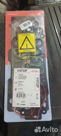 Комплект прокладок Renault k4m k4j