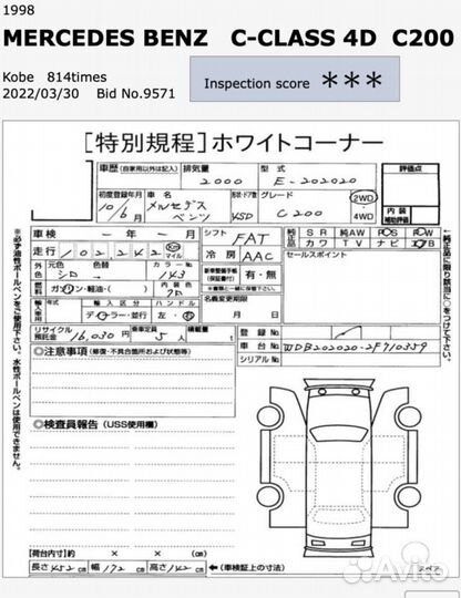 Разбор Mercedes W202