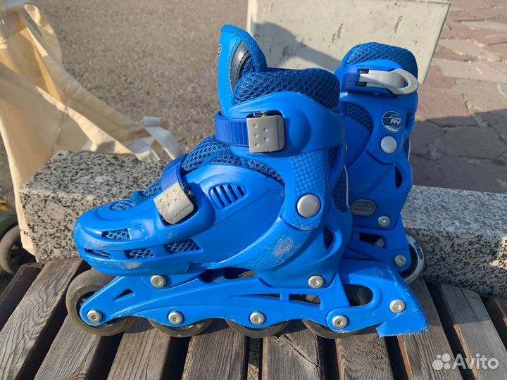 Роликовые коньки детские раздвижные