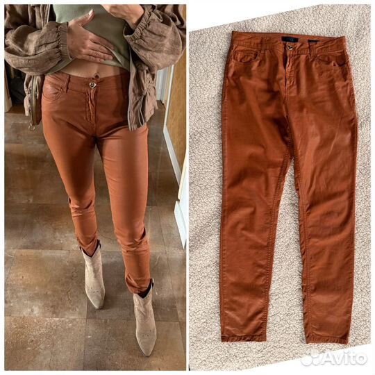 Twin set джинсы под кожу (46)