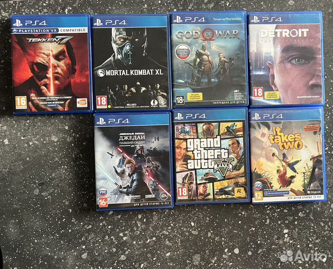 Игры для приставок ps4 диски бу