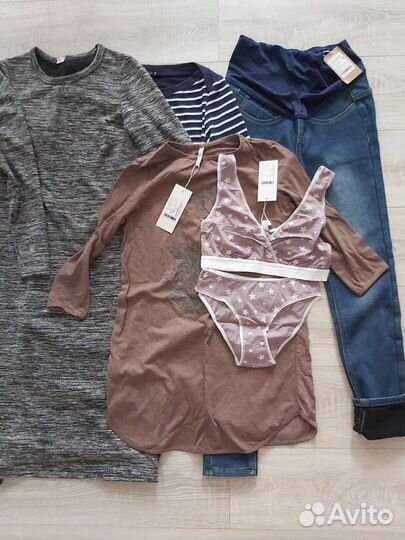 Вещи новые пакетом для беременных 42