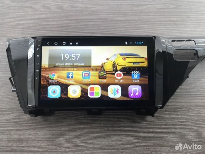 Магнитола TopWay TS7 на Toyota Camry XV70