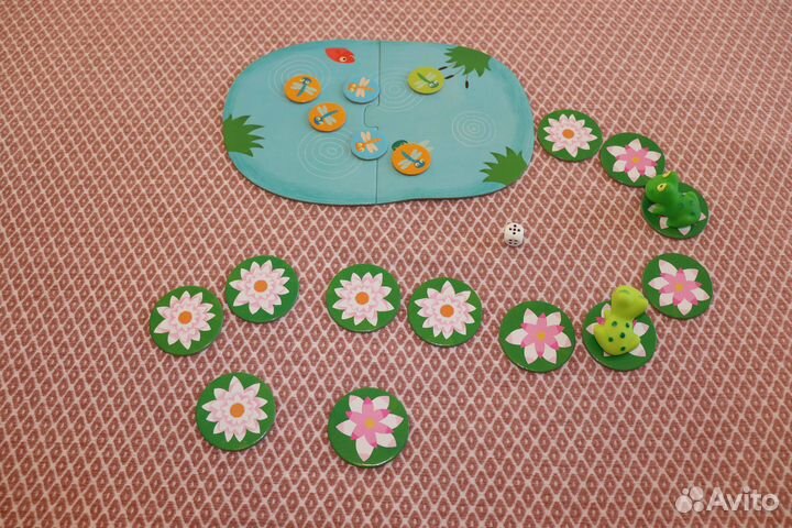 Игра Лягушачий балансир Djeco игра 2 в1