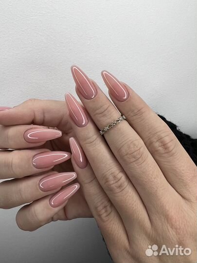 Маникюр покрытие Luxio педикюр наращивание ногтей