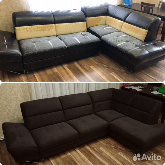 Перетяжка и ремонт мягкой мебели