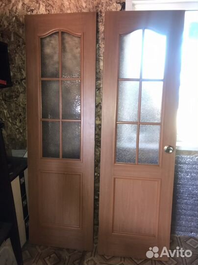 Дверь двухстворчатая