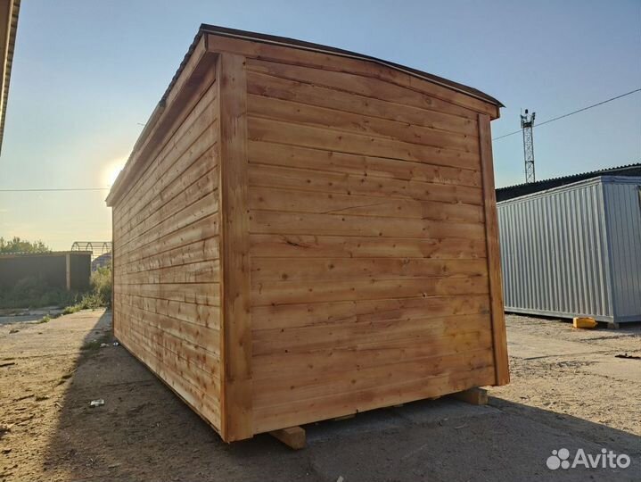 Новые деревянные бытовки с рассрочкой до 12 месяцев