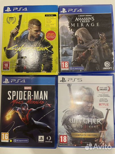 Диски игры для ps4 ps5