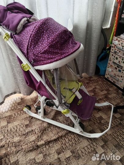 Коляска санки