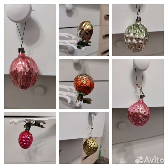 Елочные игрушки СССР 
