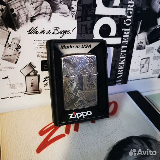 Зажигалка Zippo Armor Polish Chrome Оригинал