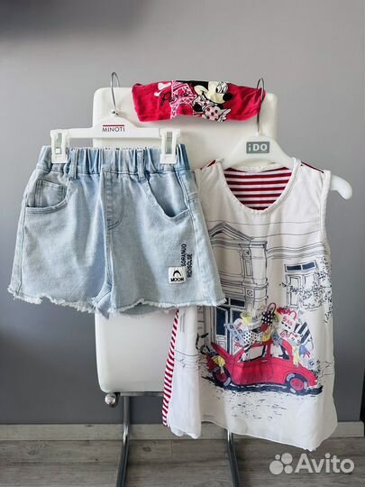 Летние вещи на девочку пакетом 116 122 6-7 лет