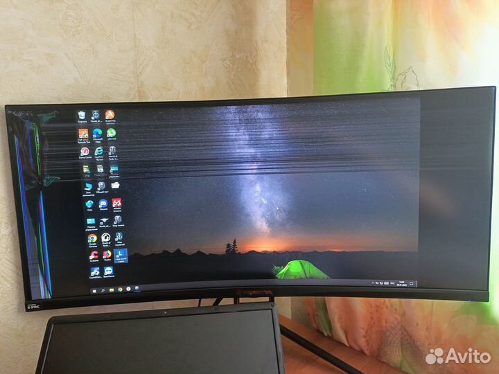 Игровой монитор acer Predator x34 на запчасти