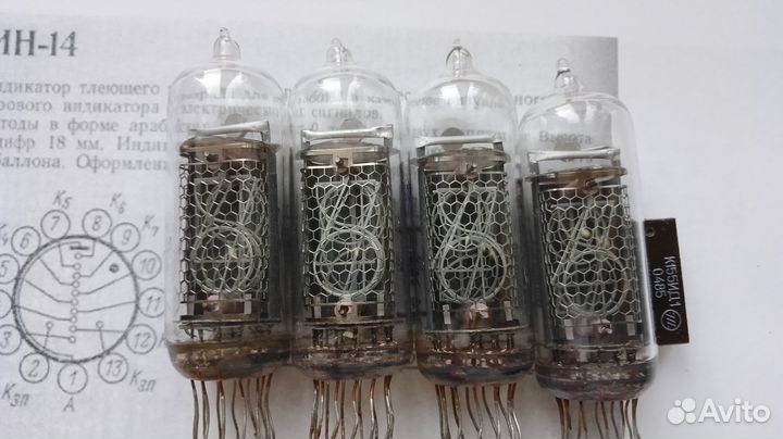 Радиоконструктор часы Nixie Clock на гри ин-14 LED
