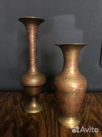 Ваза Индия латунь