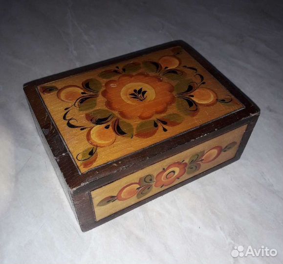Шкатулка деревянная СССР