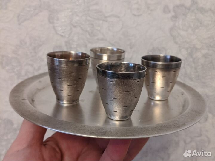 Поднос с рюмками СССР