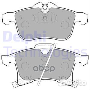 Колодки тормозные дисковые перед LP1861 Delphi