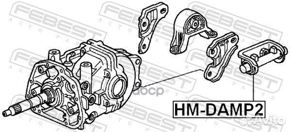 Демпфер заднего дифференциала honda CR-V RD5