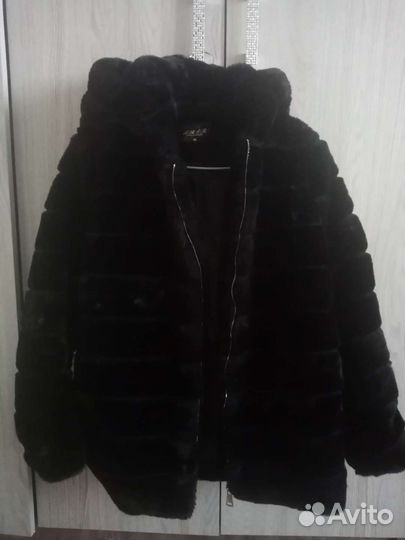 Шуба из эко меха