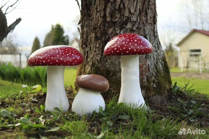 Садовые фигуры Грибы