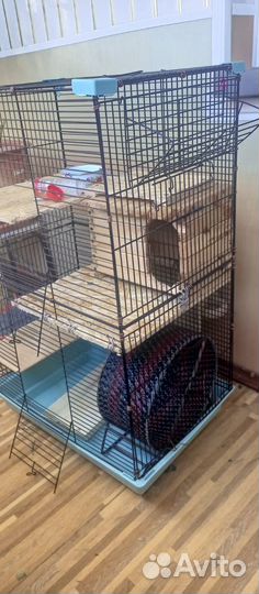 Клетка для грызунов. Полный комплект