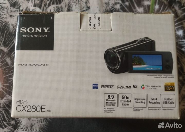 Видеокамера sony hdr- cx280e