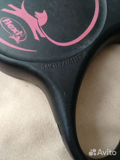 Поводок рулетка flexi 5 метров + ошейник 22см