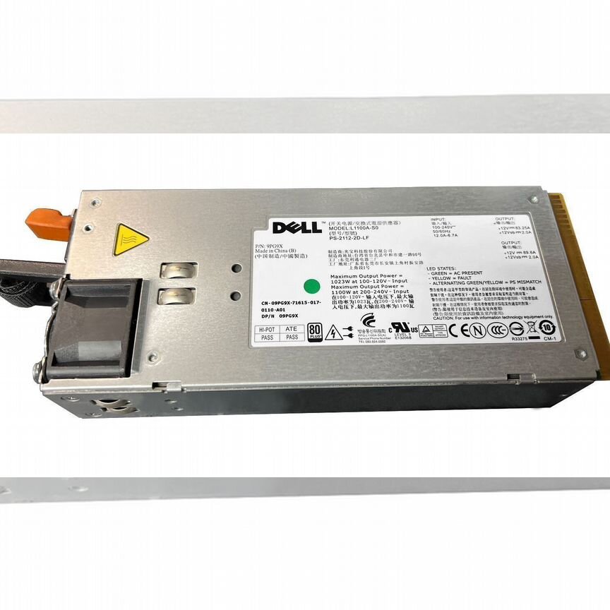 [L1100A-S0] Блок Питания Dell 1100wt 0tcvrr 09pg9x L1100a-S0