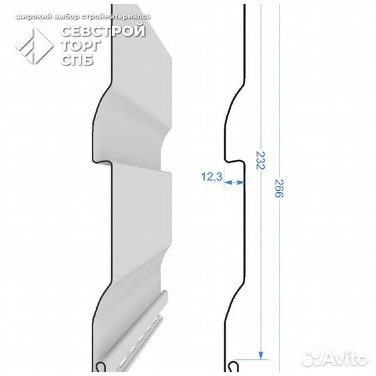 Сайдинг Docke Premium 3600х232 мм крем брюле