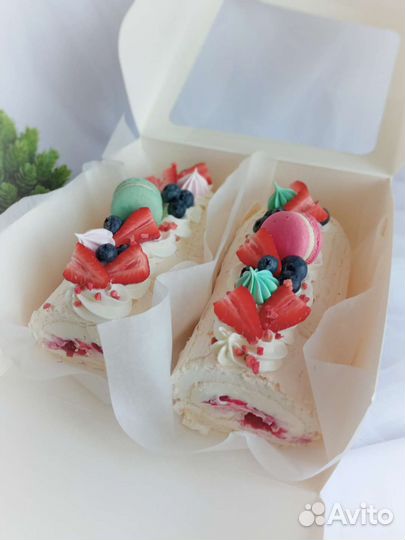 Меренговый рулет