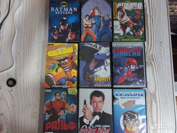 Картриджи для Sega