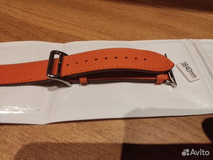 Кожаный ремешок Hermes Apple watch 3\4/5/6/7/8