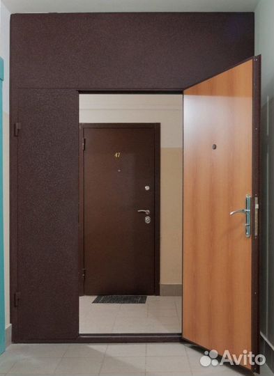 Дверь металлическая.Перегородка в карман