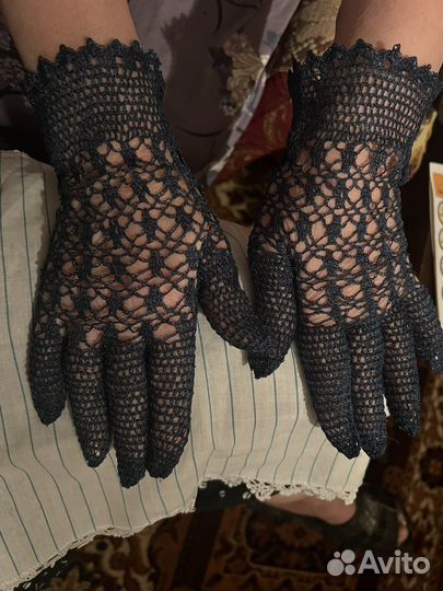 Перчатки женские вязаные