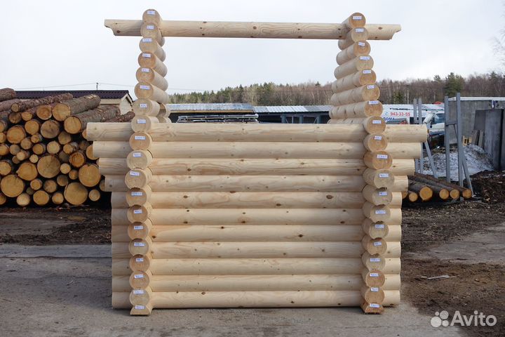 Сруб из бревна