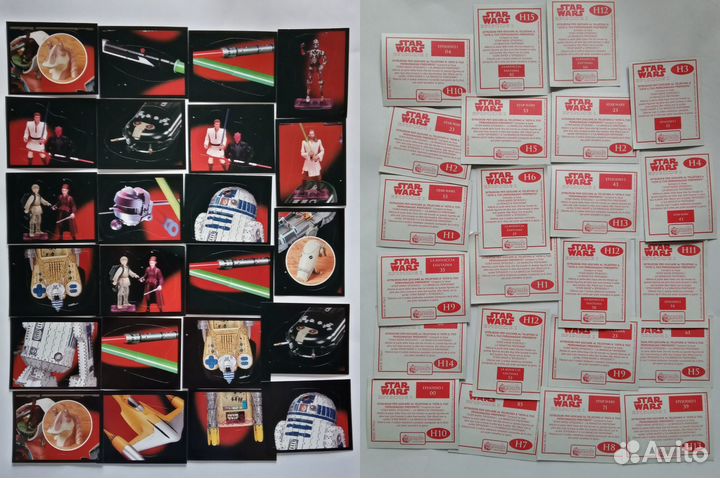 Наклейки в журнал Звёздные Войны Star Wars EpisodI